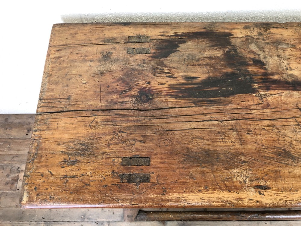 Unusual Oriental Elm Altar Sideboard View XI