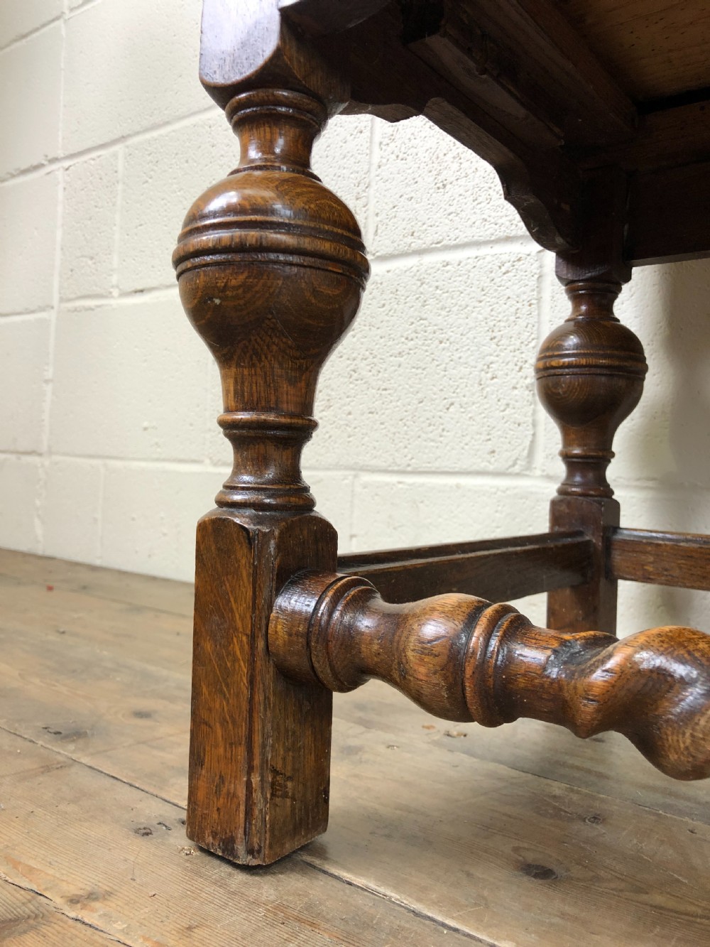 Antique Oak Glazed Bookcase Bureau View X