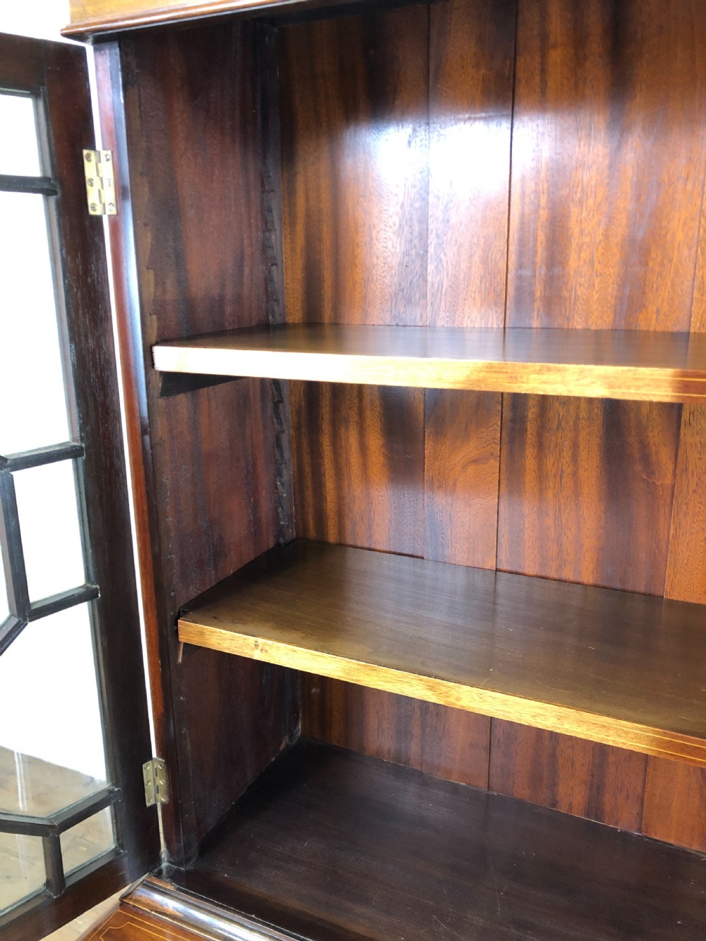 Mahogany Glazed Bookcase or Display Cabinet View IV
