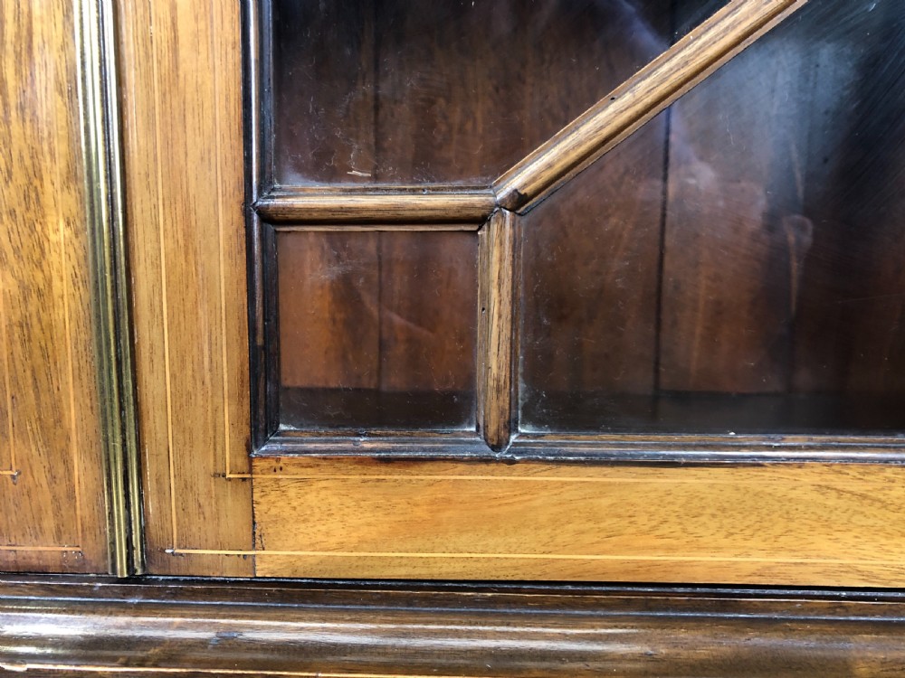 Mahogany Glazed Bookcase or Display Cabinet View VIII