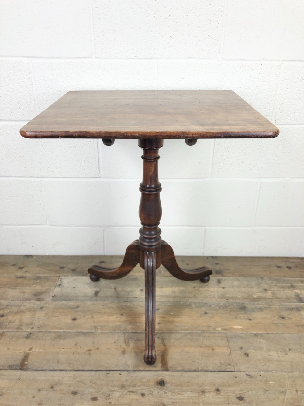 19th Century Mahogany Tilt Top Side Table