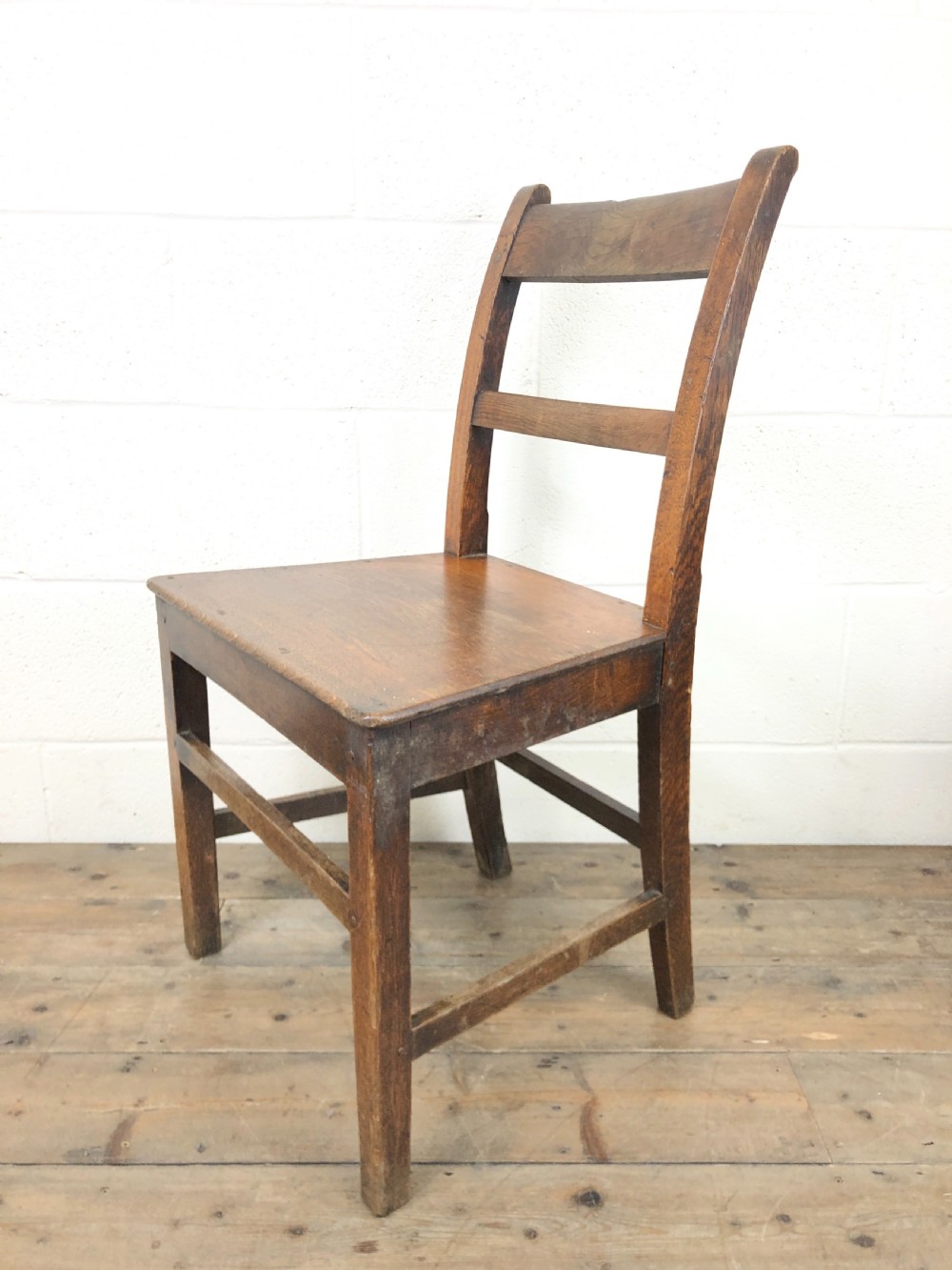 Pair of 19th Century Welsh Oak Farmhouse Chairs View V