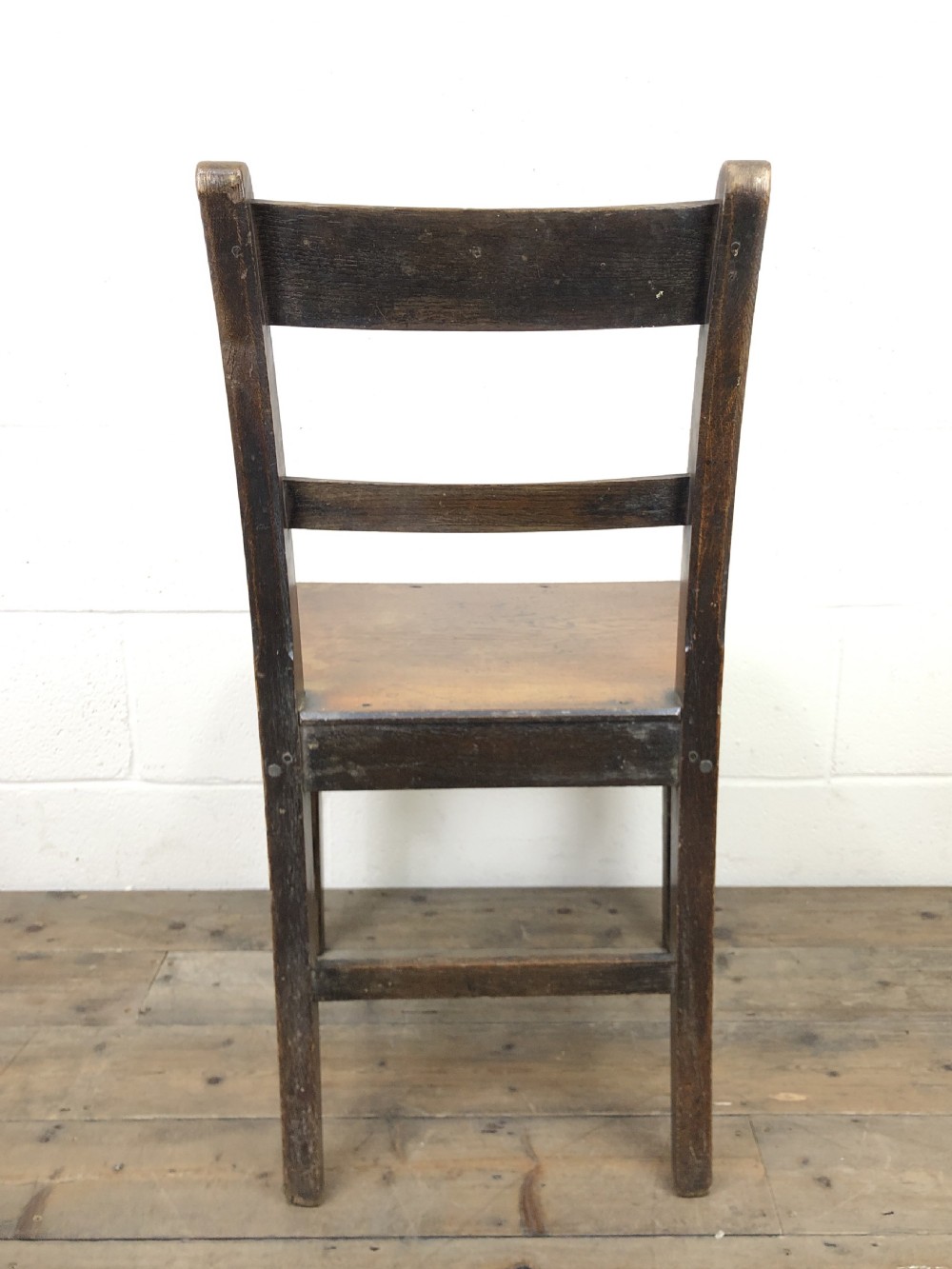Pair of 19th Century Welsh Oak Farmhouse Chairs View X