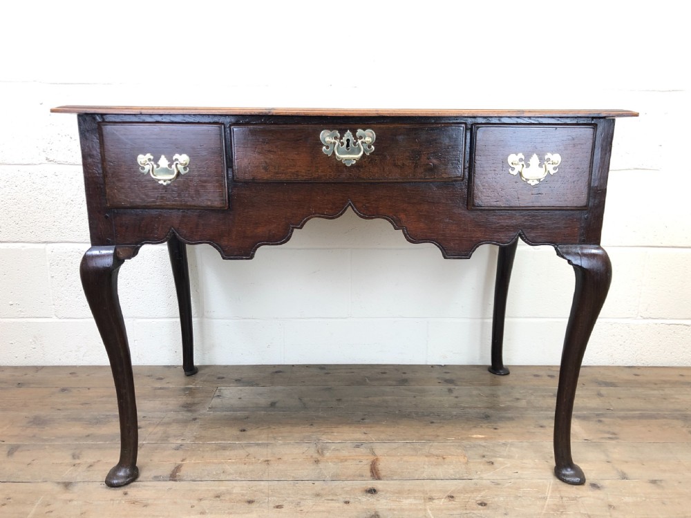 Antique Oak Low Boy Side Table View II