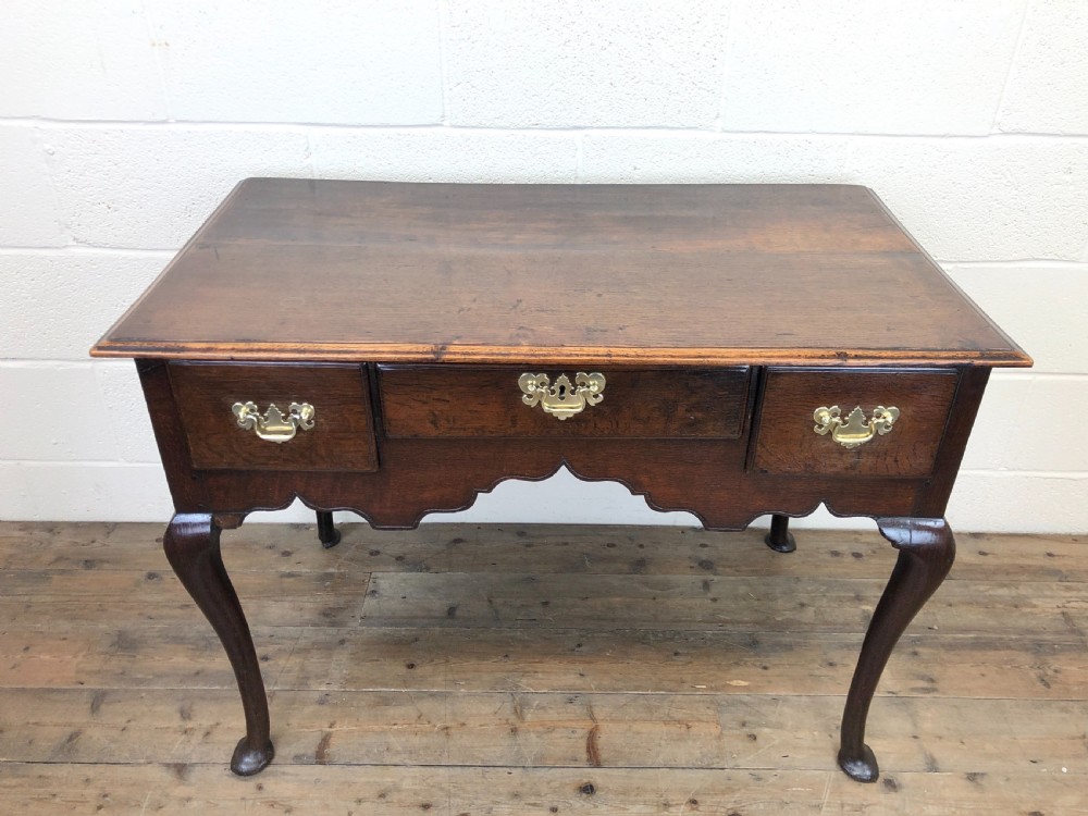 Antique Oak Low Boy Side Table View III