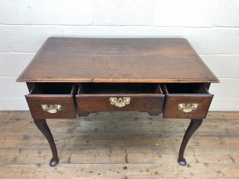 Antique Oak Low Boy Side Table View IV
