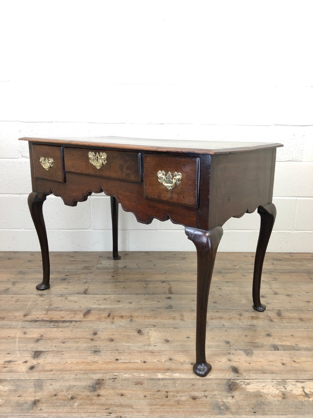 Antique Oak Low Boy Side Table View V