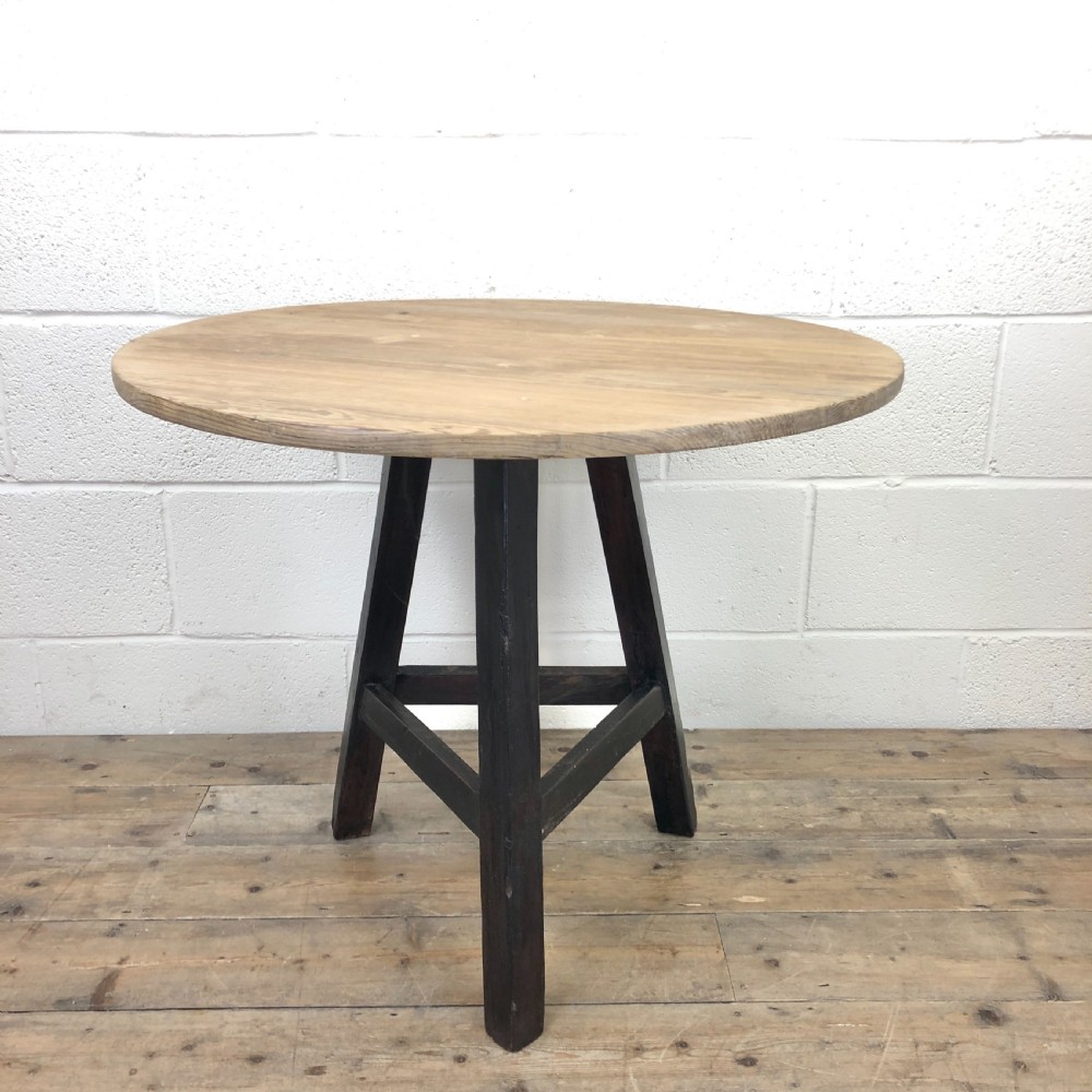 Antique Pine Cricket Table