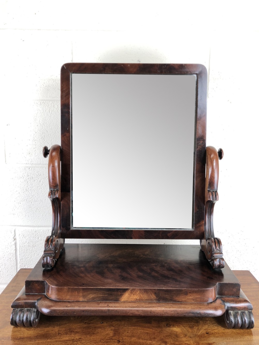 Victorian Mahogany Dressing Table Swing Mirror