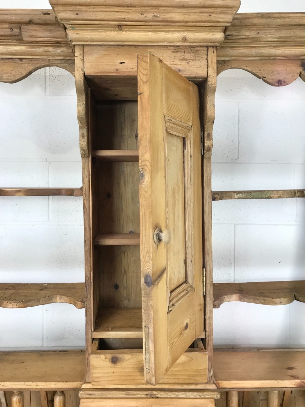 Unusual Victorian Antique Pine Chicken Coop Dresser View VI