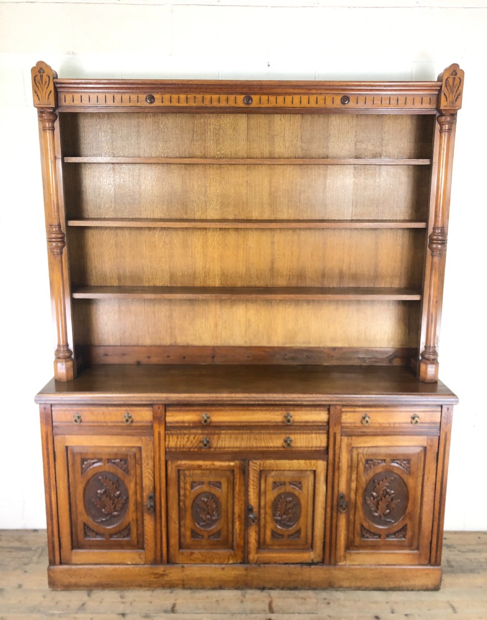 Early 20th Century Antique Oak Dresser View II