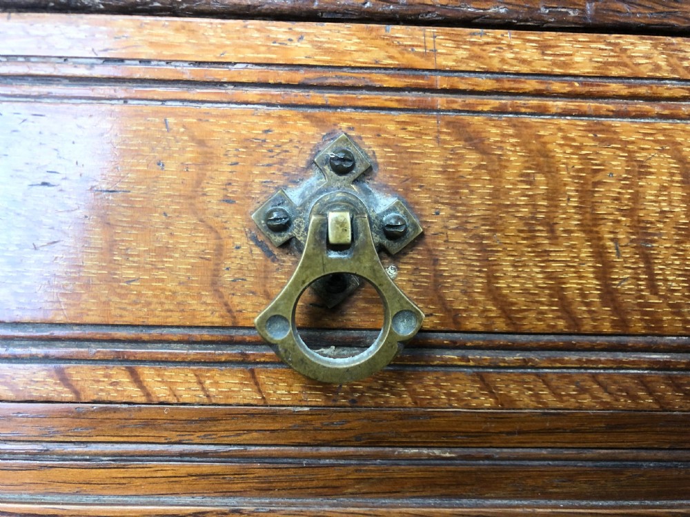 Early 20th Century Antique Oak Dresser View XII