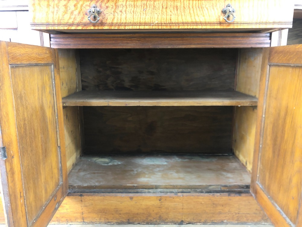 Early 20th Century Antique Oak Dresser View XIII