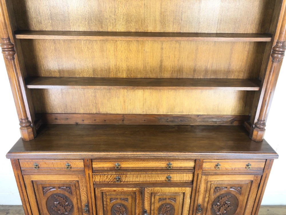 Early 20th Century Antique Oak Dresser View XIV