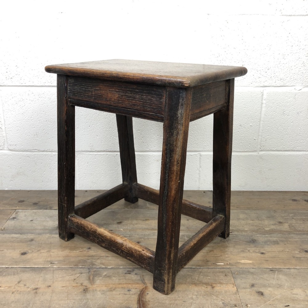 Antique 18th Century Oak Stool