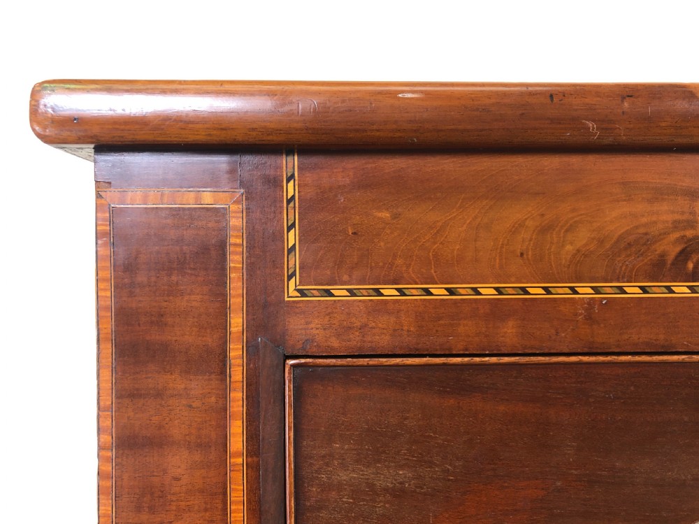 Large 19th Century Inlaid Mahogany Chest of Drawers View V
