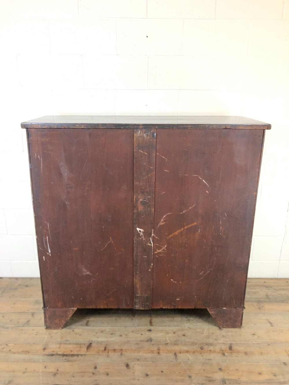 Large 19th Century Inlaid Mahogany Chest of Drawers View X