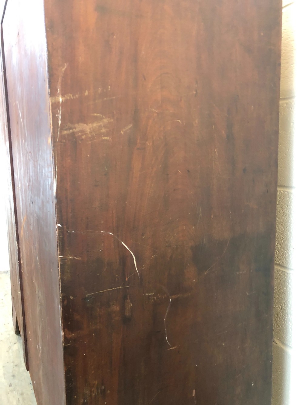 Large 19th Century Inlaid Mahogany Chest of Drawers View XII