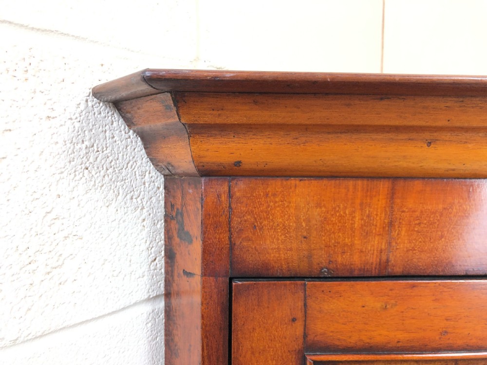 Victorian Mahogany Wall Hanging Corner Cupboard View II