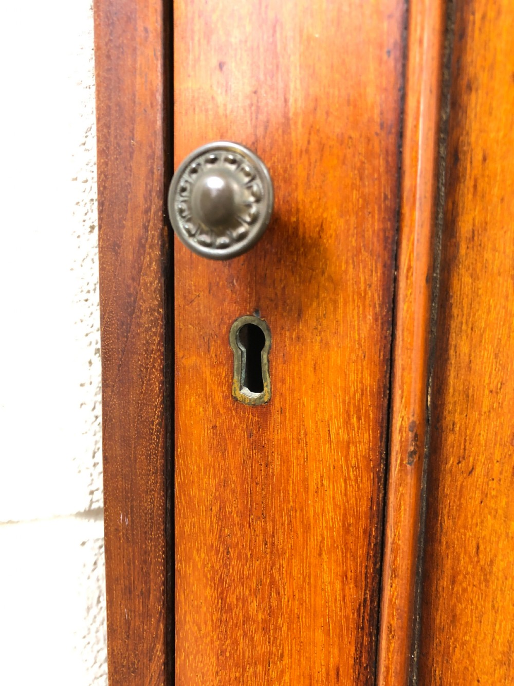 Victorian Mahogany Wall Hanging Corner Cupboard View III