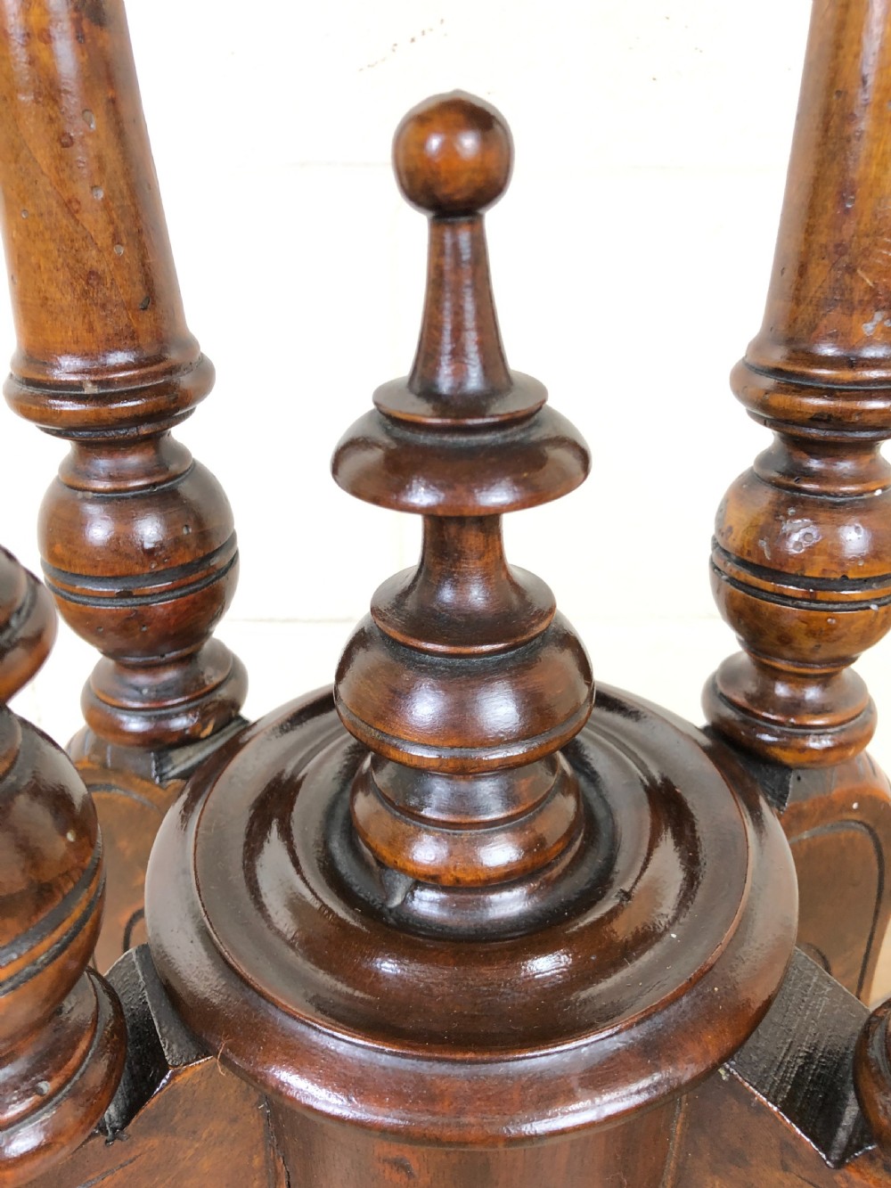 Victorian Walnut Oval Tilt Top Occasional Table View V