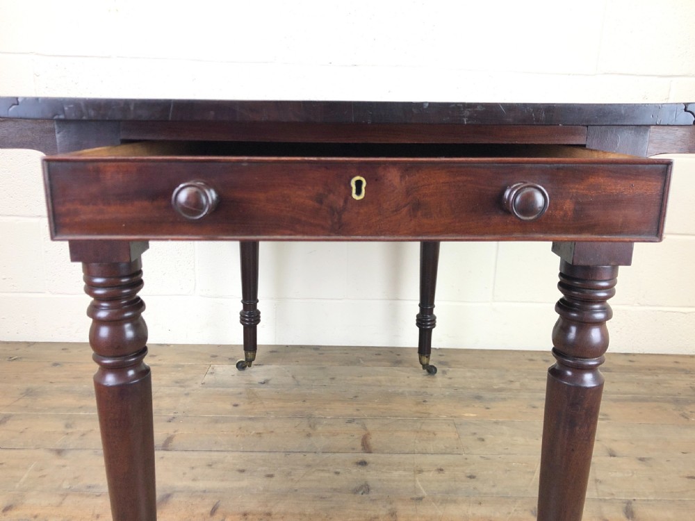 19th Century Mahogany Pembroke Table View VI