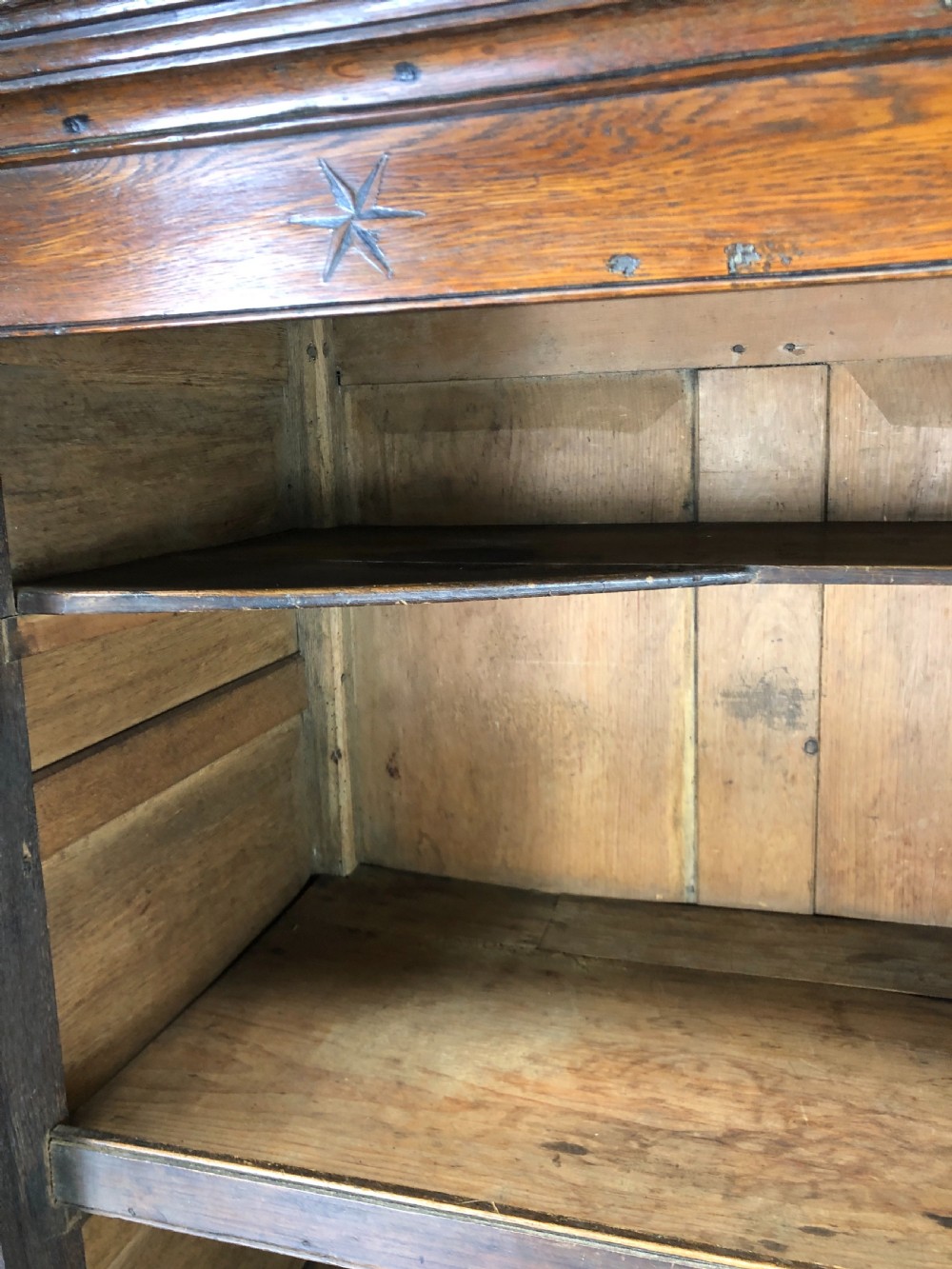 Antique Welsh Oak Press Cupboard View IV