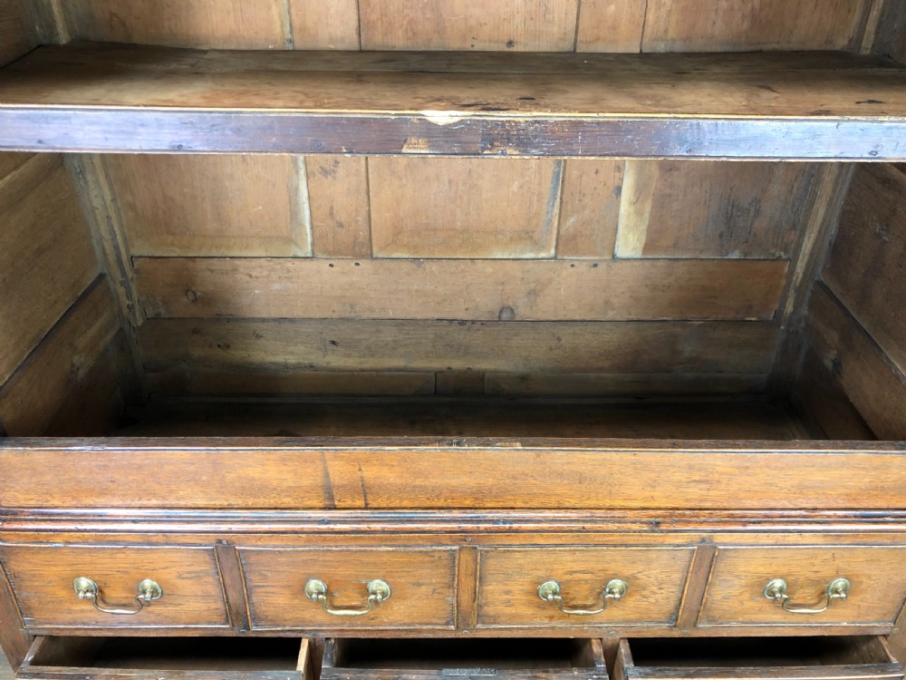 Antique Welsh Oak Press Cupboard View V
