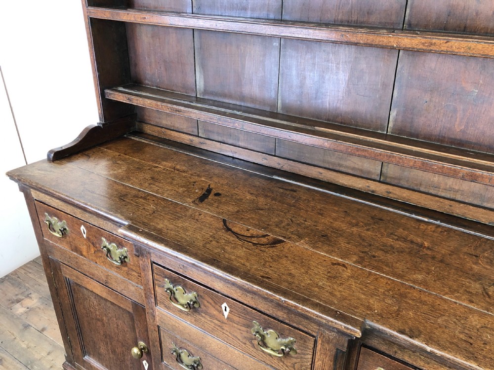 Antique 19th Century Oak Kitchen Dresser View V
