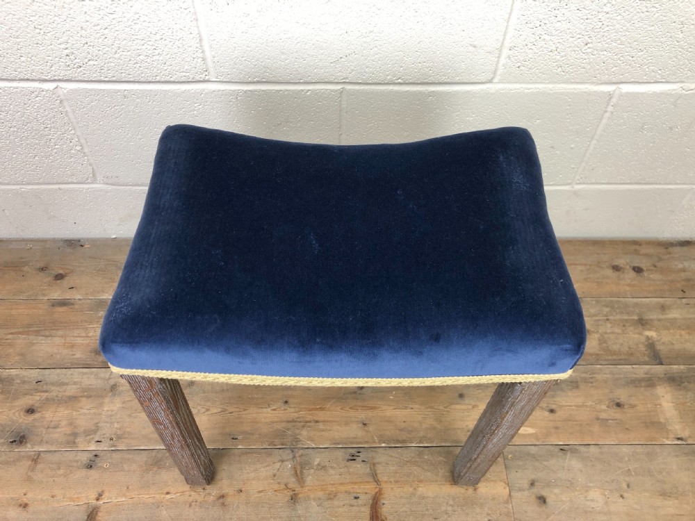 Antique Oak George VI Coronation Stool View VI