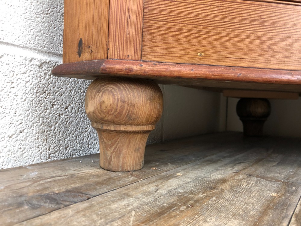 Victorian Pine Two Stage Corner Cupboard  View VI