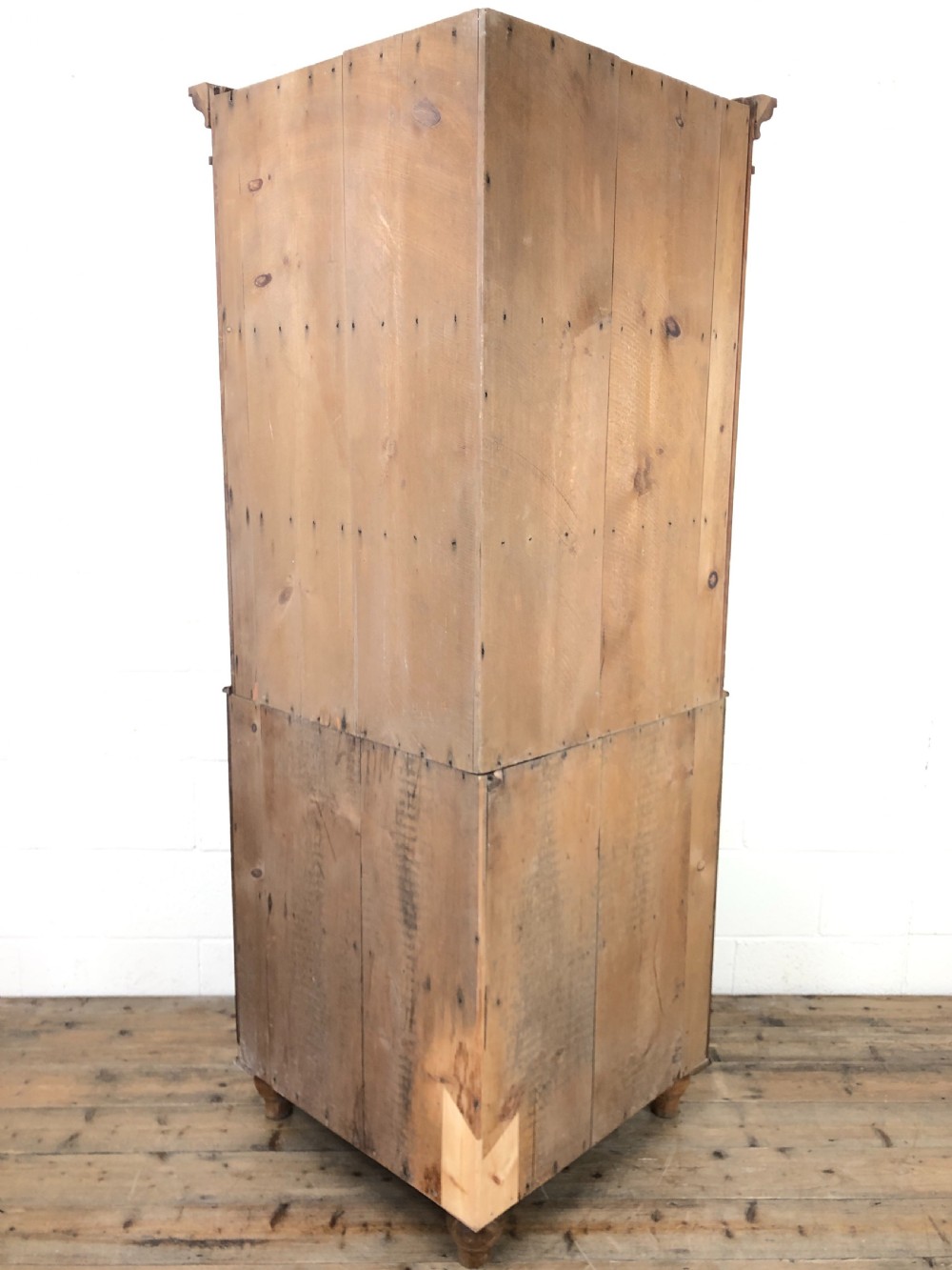 Victorian Pine Two Stage Corner Cupboard  View IX