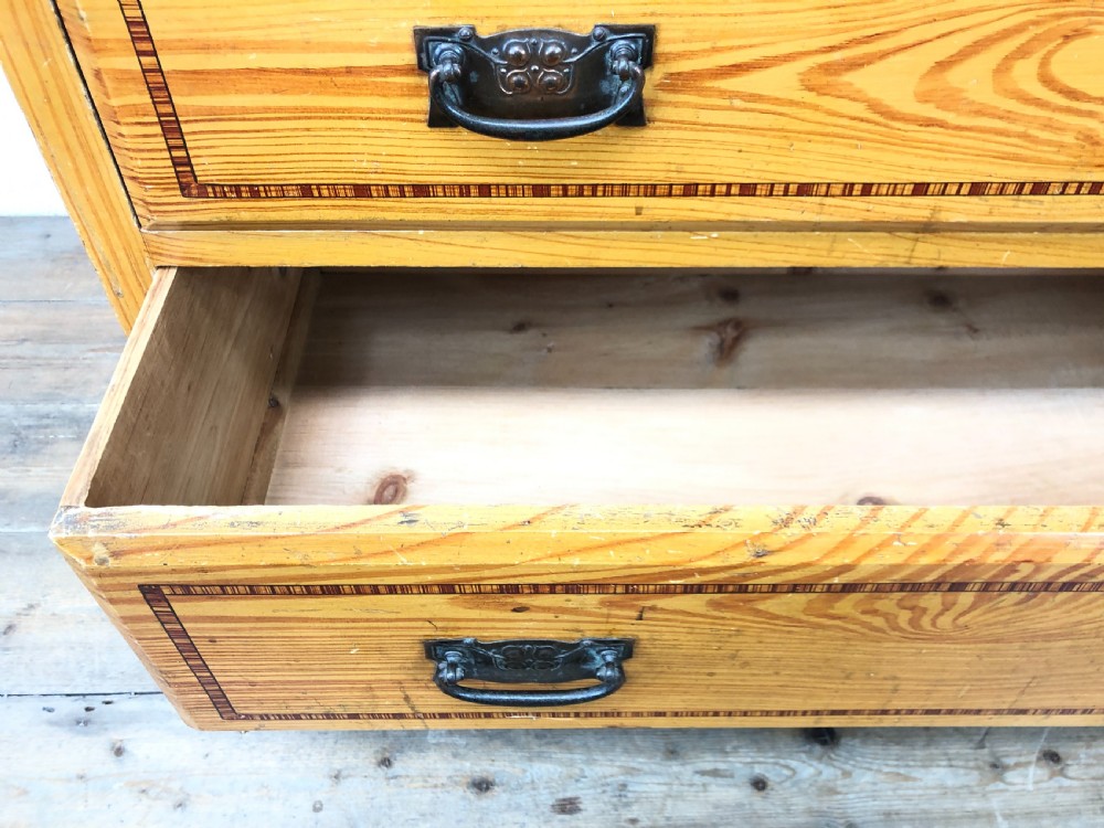Early 20th Century Pine Chest of Drawers View IV