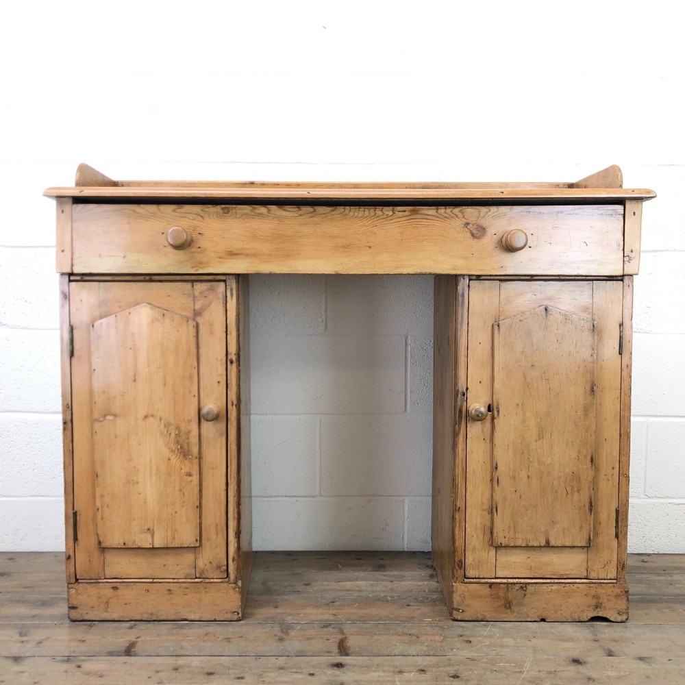 Victorian Pine Twin Pedestal Sideboard