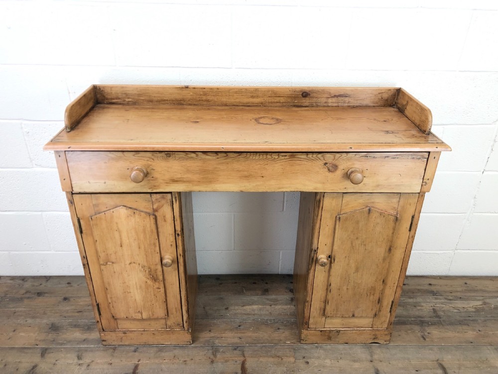 Victorian Pine Twin Pedestal Sideboard View II