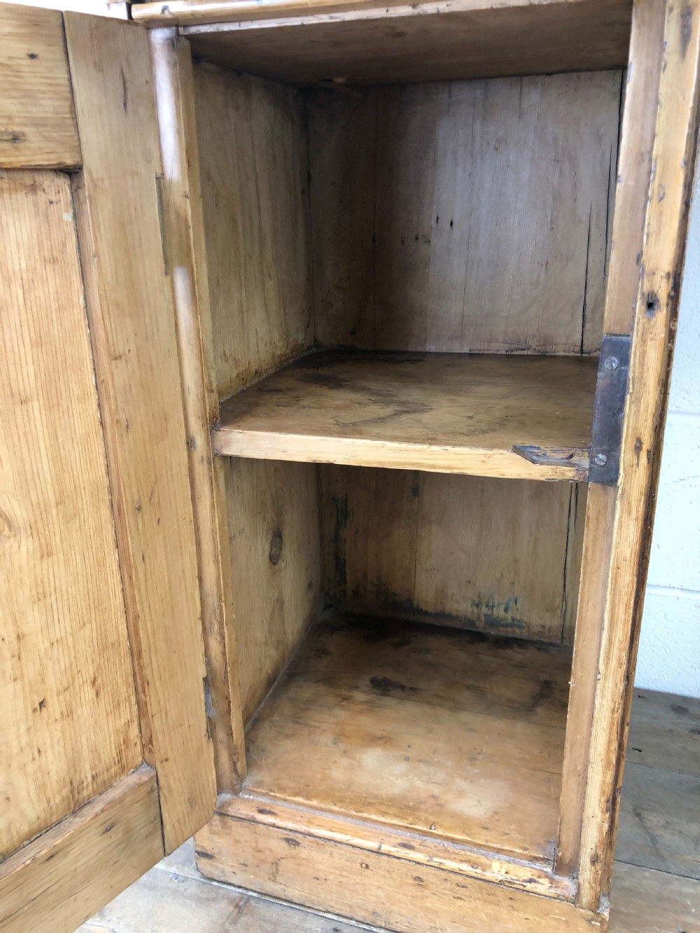 Victorian Pine Twin Pedestal Sideboard View V