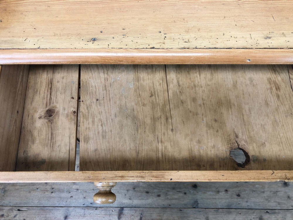 Victorian Pine Twin Pedestal Sideboard View VII