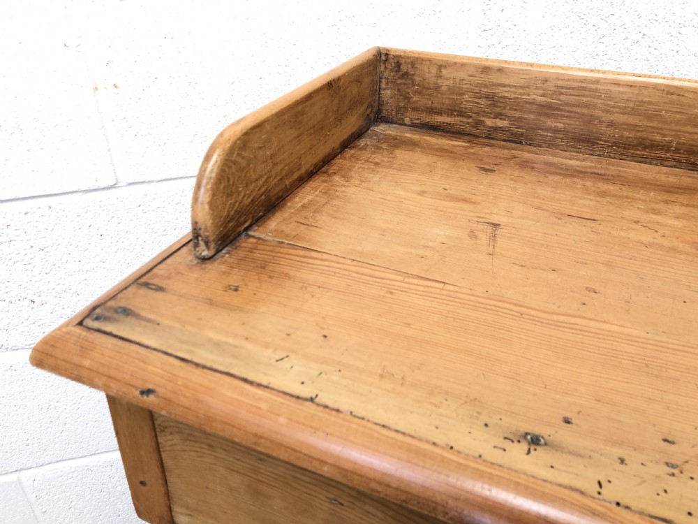 Victorian Pine Twin Pedestal Sideboard View IX