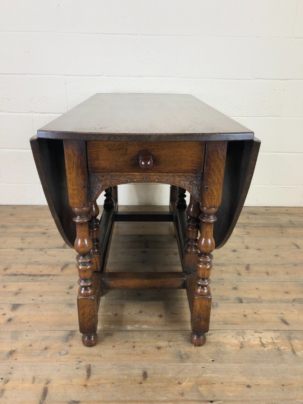 19th Century Oak Gateleg Dining Table View VIII