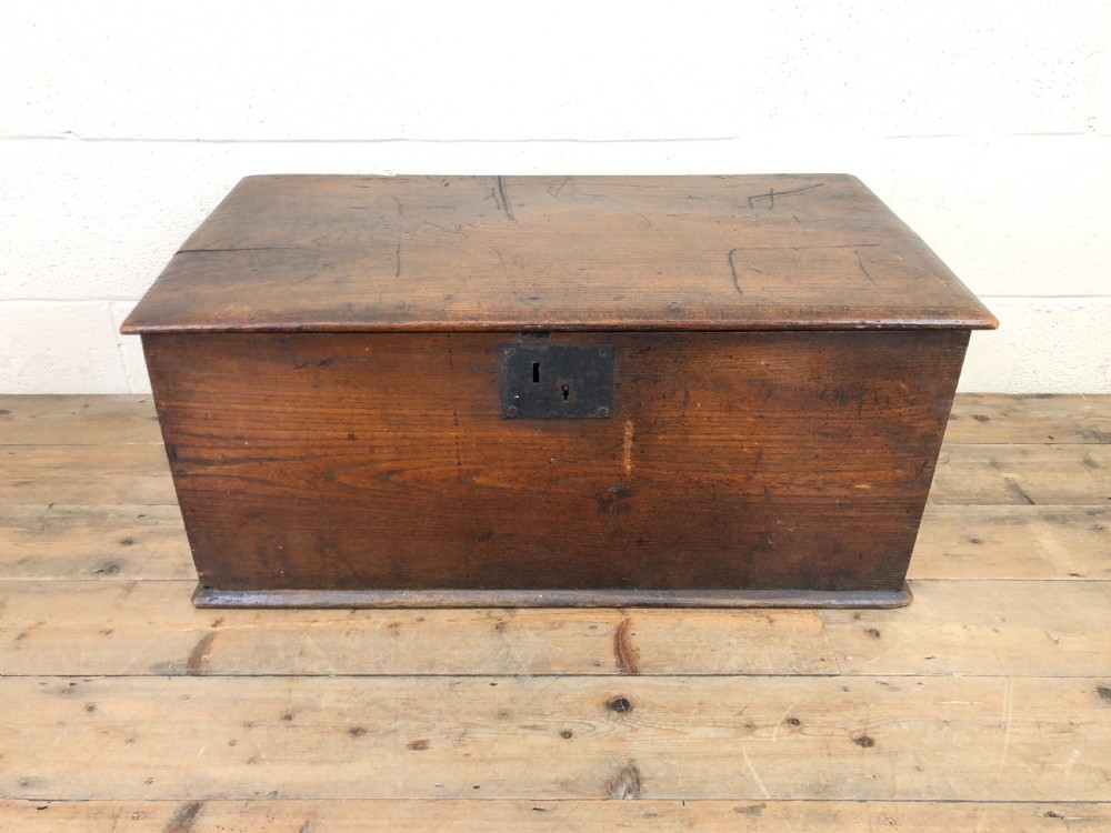 Antique Elm Trunk View II