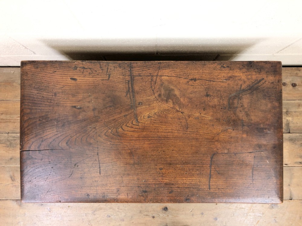Antique Elm Trunk View V