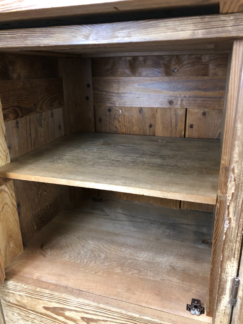Pitch Pine Sideboard with Four Cupboards View IV