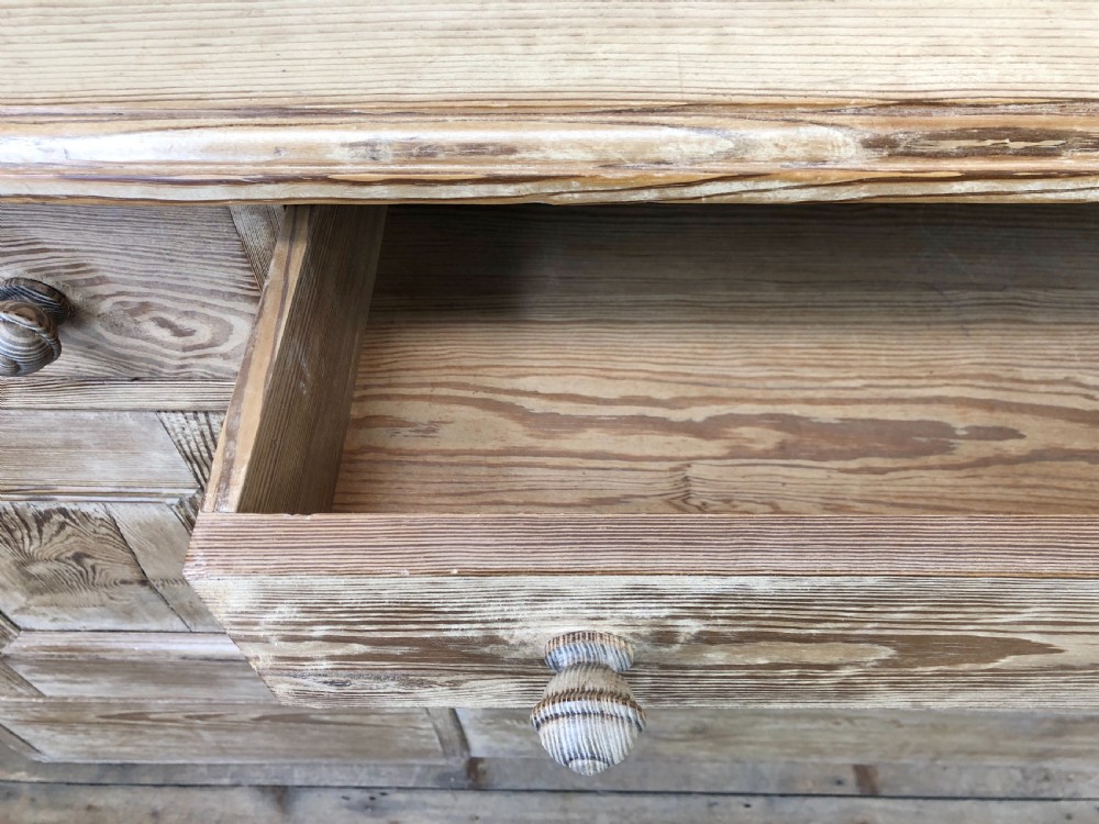 Pitch Pine Sideboard with Four Cupboards View V