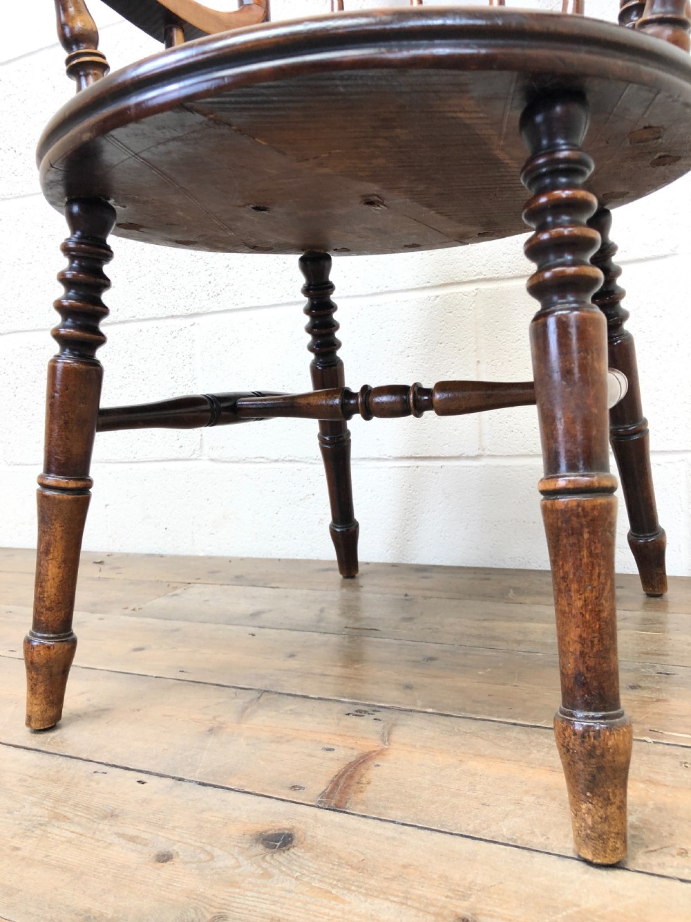 Antique Early 20th Century Ash Armchair View VI