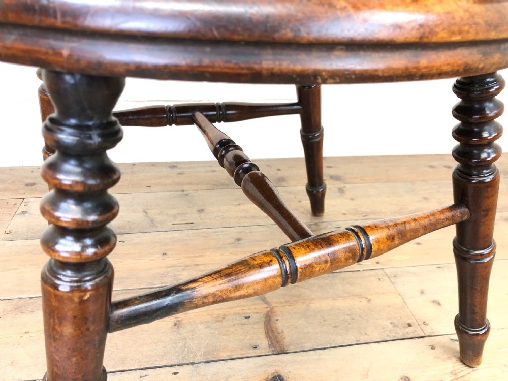 Antique Early 20th Century Ash Armchair View IX