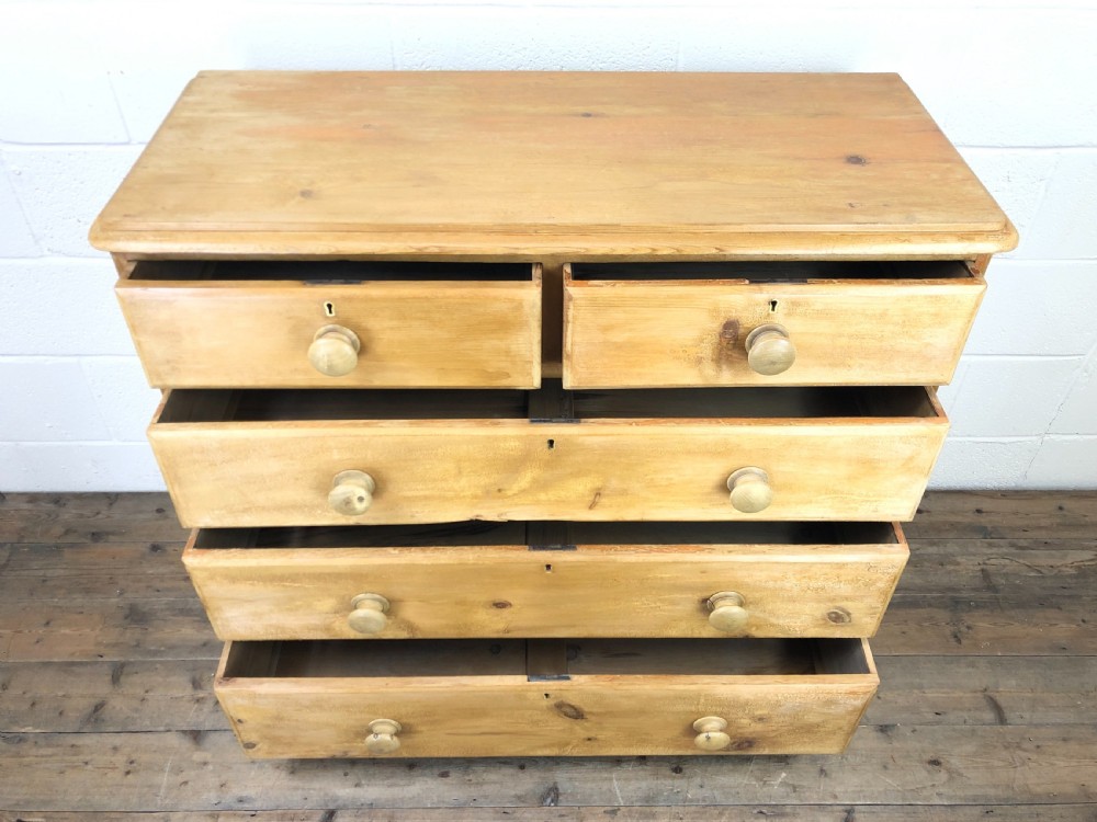 Victorian Pine Chest of Drawers  View III