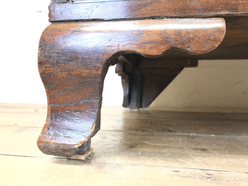 Georgian Country Oak Crossbanded Chest of Drawers View V