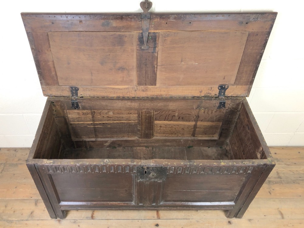 Antique Oak Coffer View IV