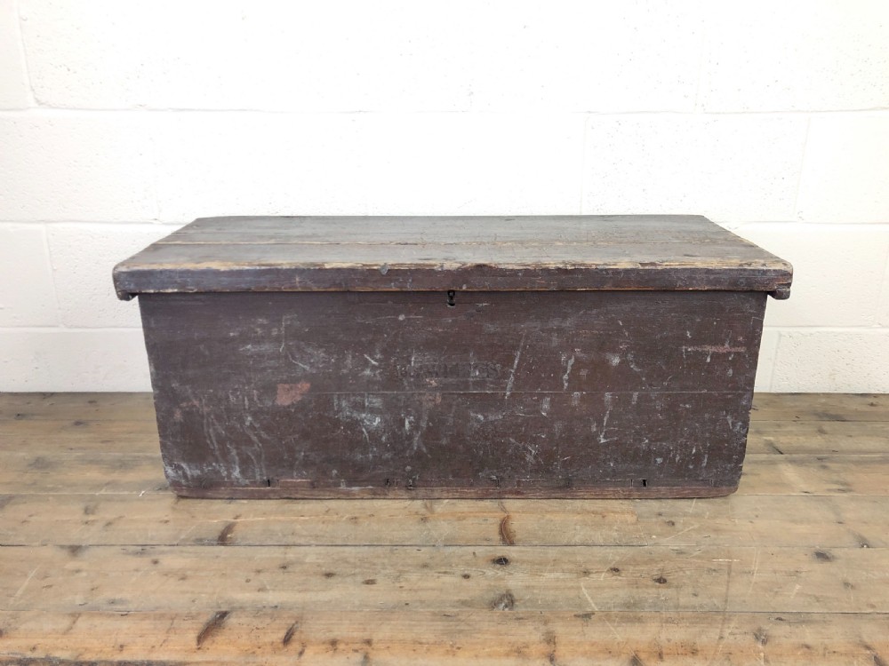 Rustic Wooden Storage Chest