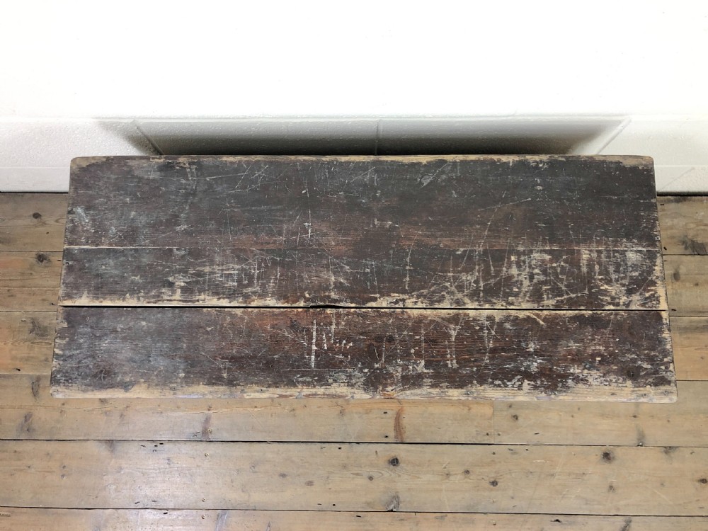 Rustic Wooden Storage Chest View II